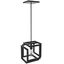 Luminária Industrial em Metal Preto