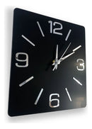 Relógio Decorativo Grande em Metal Preto
