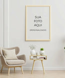 Quadro em Metal com Frase Personalizada
